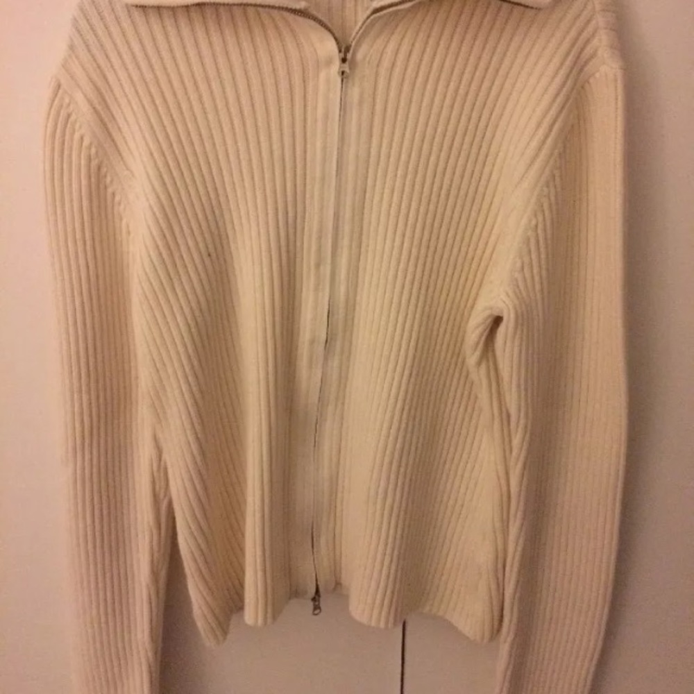 Tommy Hilfiger double zipper jacket ribbed XL - Picture 4 of 4